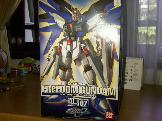 Jual Model Kit Freedom Gundam 1/100 ZGMF-X10A Bandai 